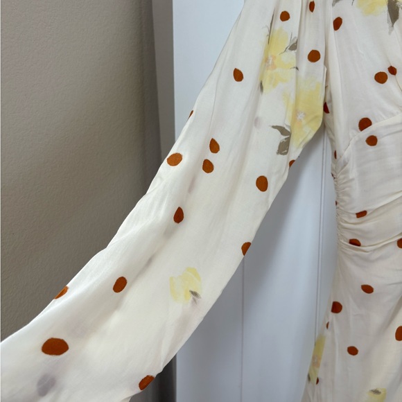 Free People Floral Mini Dress with Button Detail - Picture 3 of 6